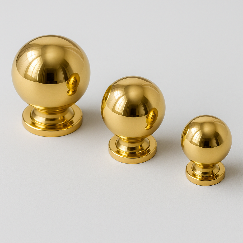 Polished Brass Door & Cabinet Knobs