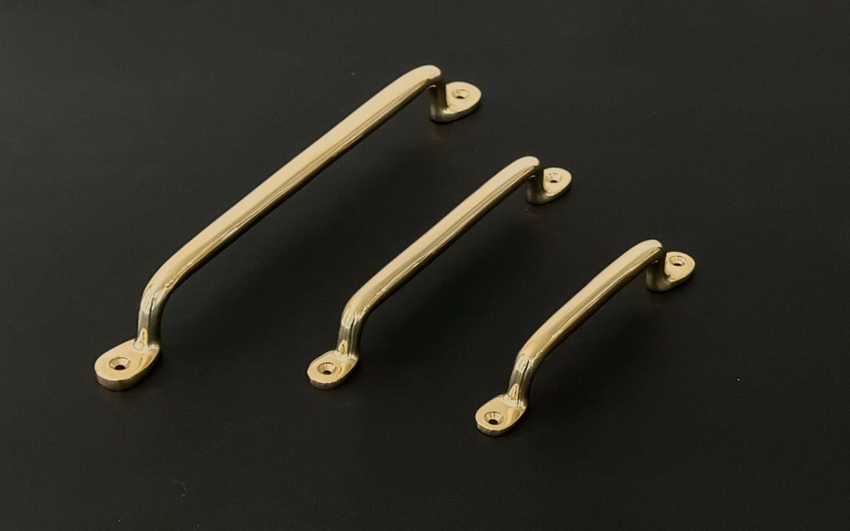 Serene Polished Brass Cabinet & Dresser Handles/Pulls