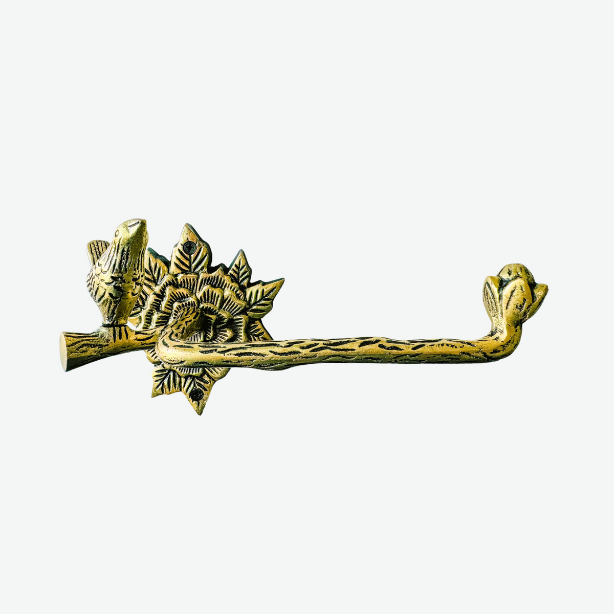 Antique Bird Collection Bundle Pack (4 Pcs) | Towel Ring + Roll Holder + Hook + Rack
