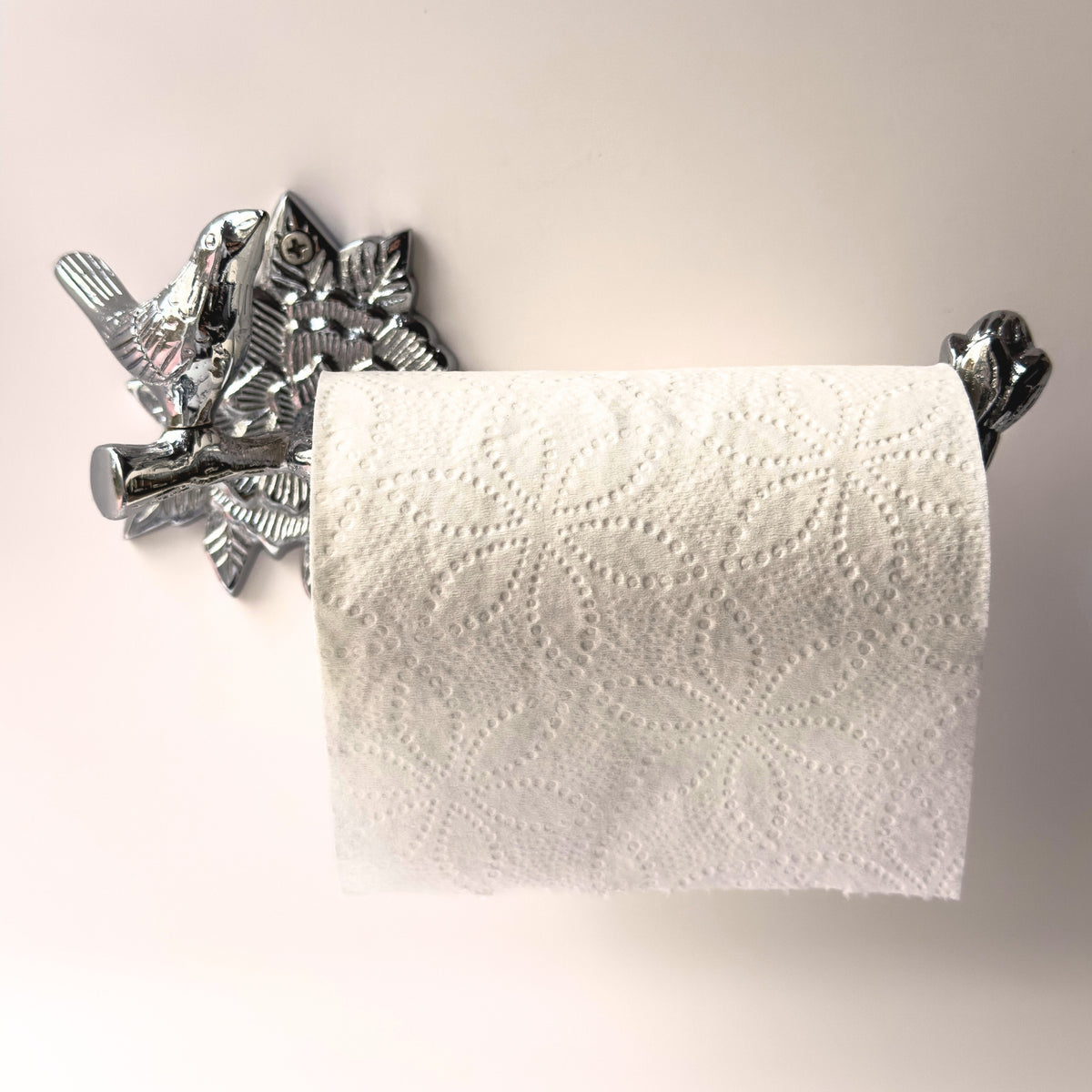 Chrome Polished Brass Bird Toilet Paper Roll Holder