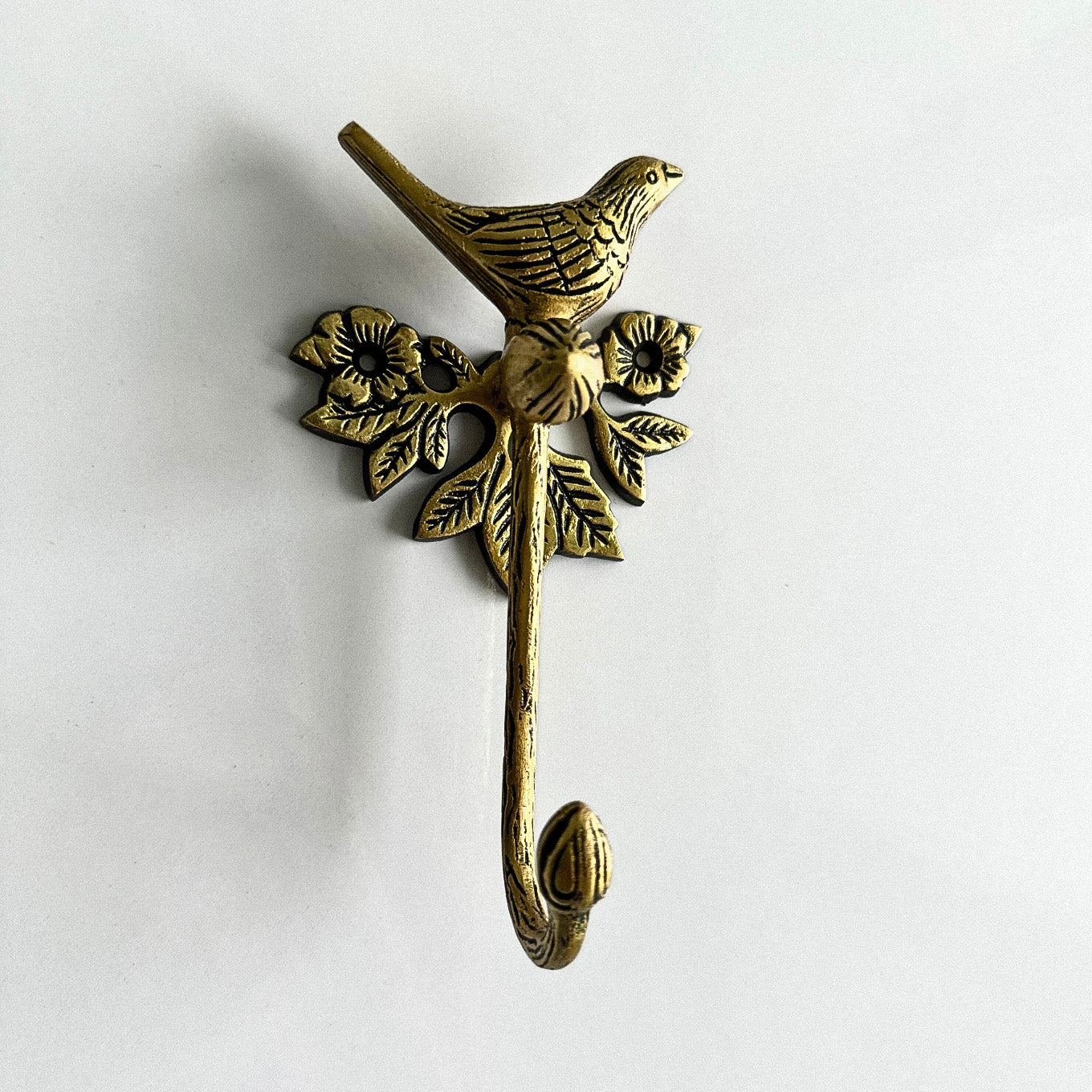 Brass Antique Bird Hook