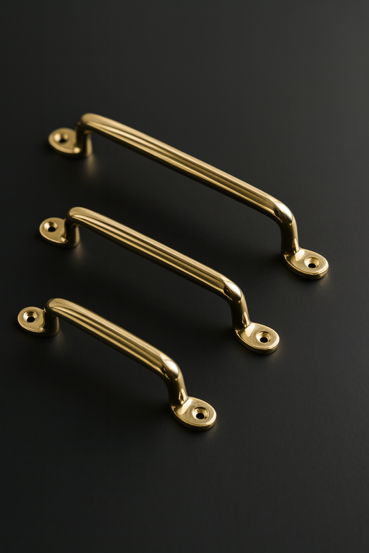 Polished Brass Cabinet & Dresser Handles/Pulls