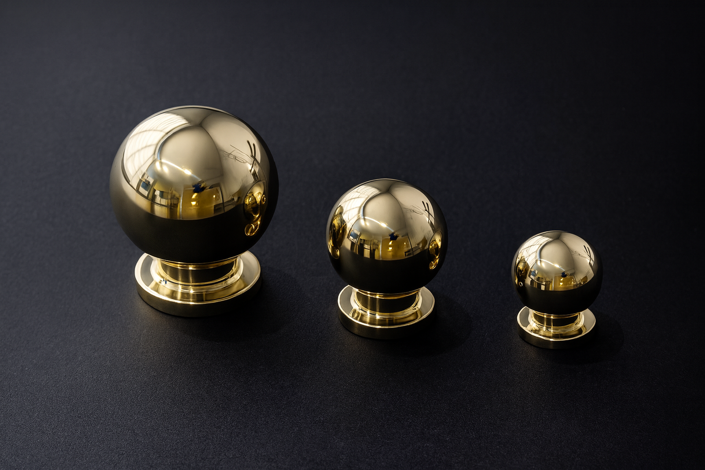 Polished Brass Door & Cabinet Knobs