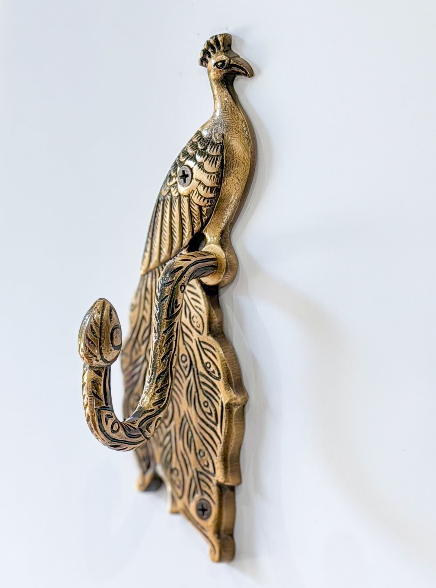 Peacock Brass Antique Hook