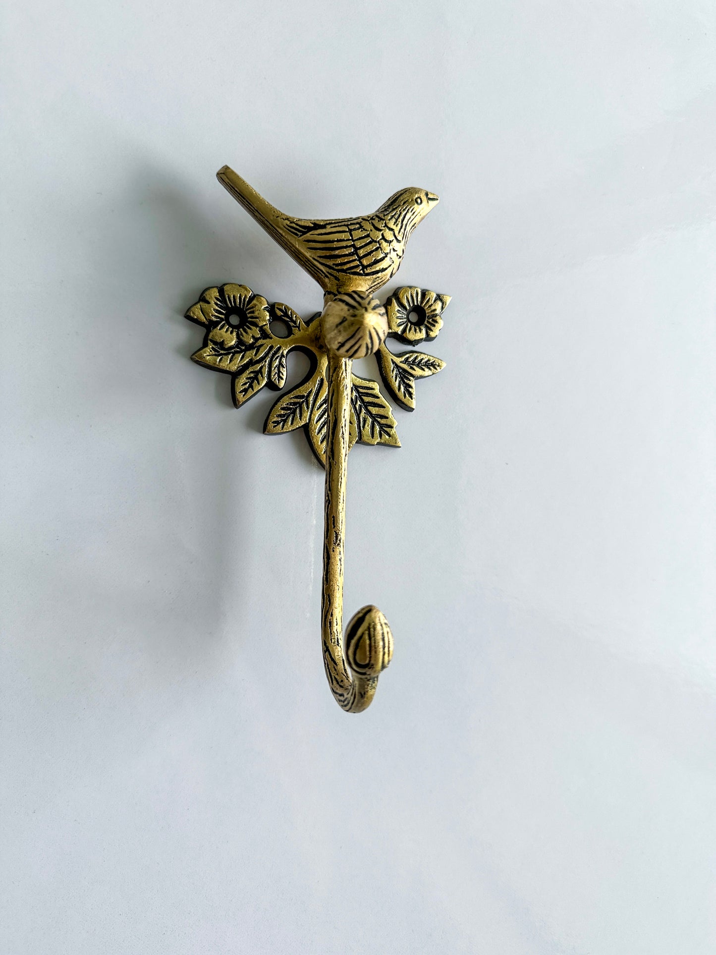 Brass Antique Bird Hook